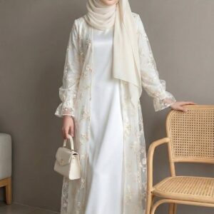 Dress Muslim Wanita Kondangan Elegan Mewah alkamil muslim